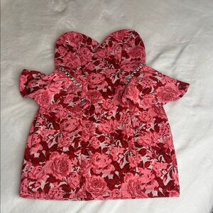 Zara Pink Floral Mini Dress